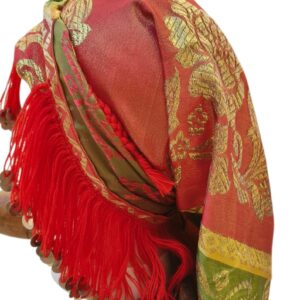 Amazigh Berber Guettib Head Scarf with Khenifra Tassels