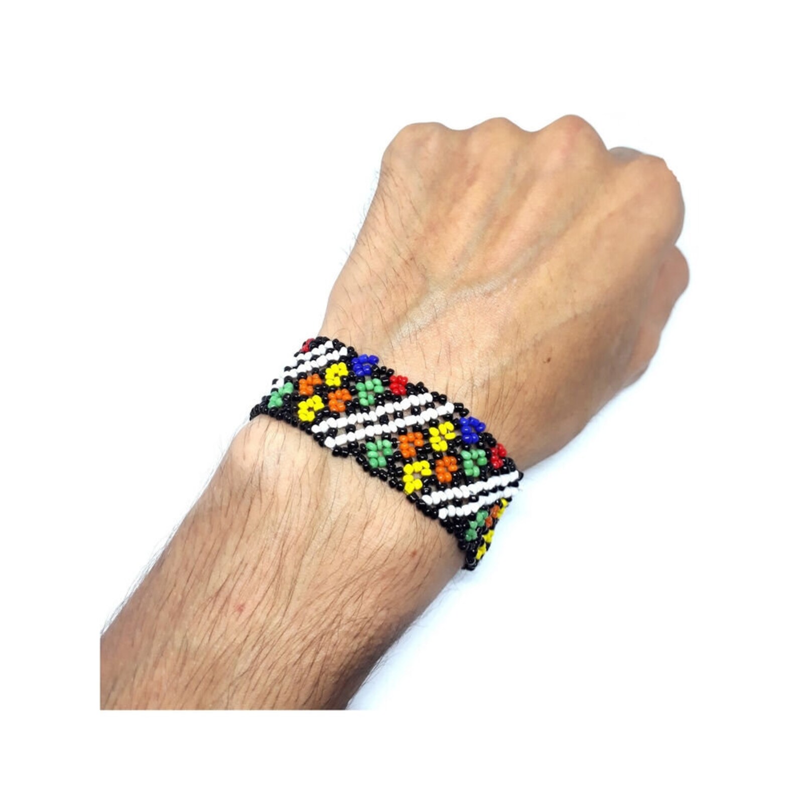 Amazigh Berber Mdejja Agate Bracelet with Anklet Chain Inspired Design