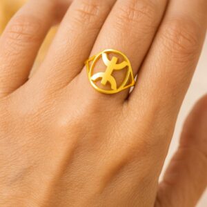 Amazigh Berber Yaz Tifinagh Kabyle Ring Symbol Design