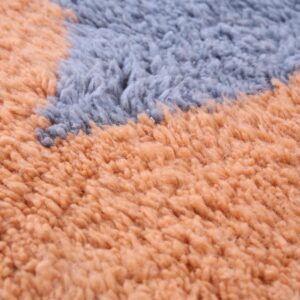 Custom Amazigh Berber Living Room Rug with Natural Wool