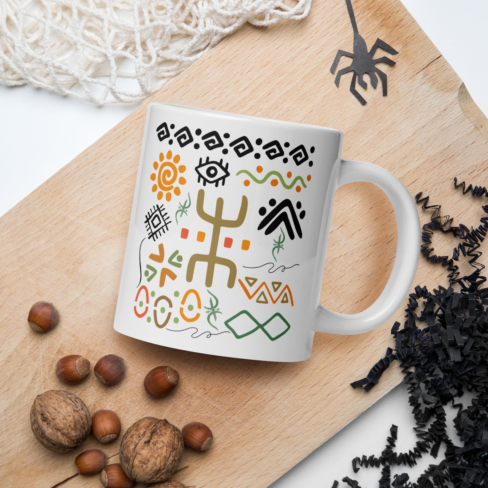 Amazigh Berber Tifinagh Yaz Symbol Glossy Mug Design