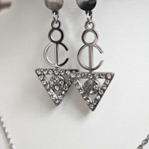 Amazigh Berber Kabyle Fibule Stainless Steel Zircon Jewelry Set