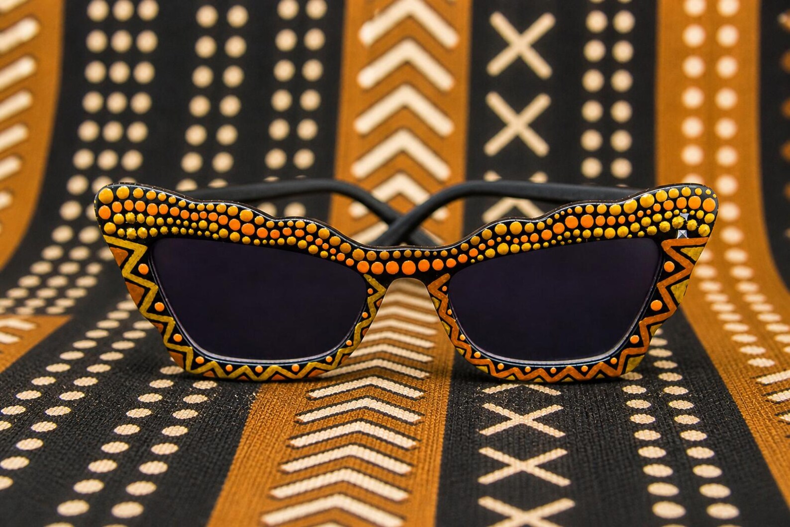 Amazigh Tittawin N Tiniri Hand Painted Desert Sunglasses Frames