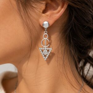 Amazigh Berber Kabyle Fibule Stainless Steel Zircon Jewelry Set