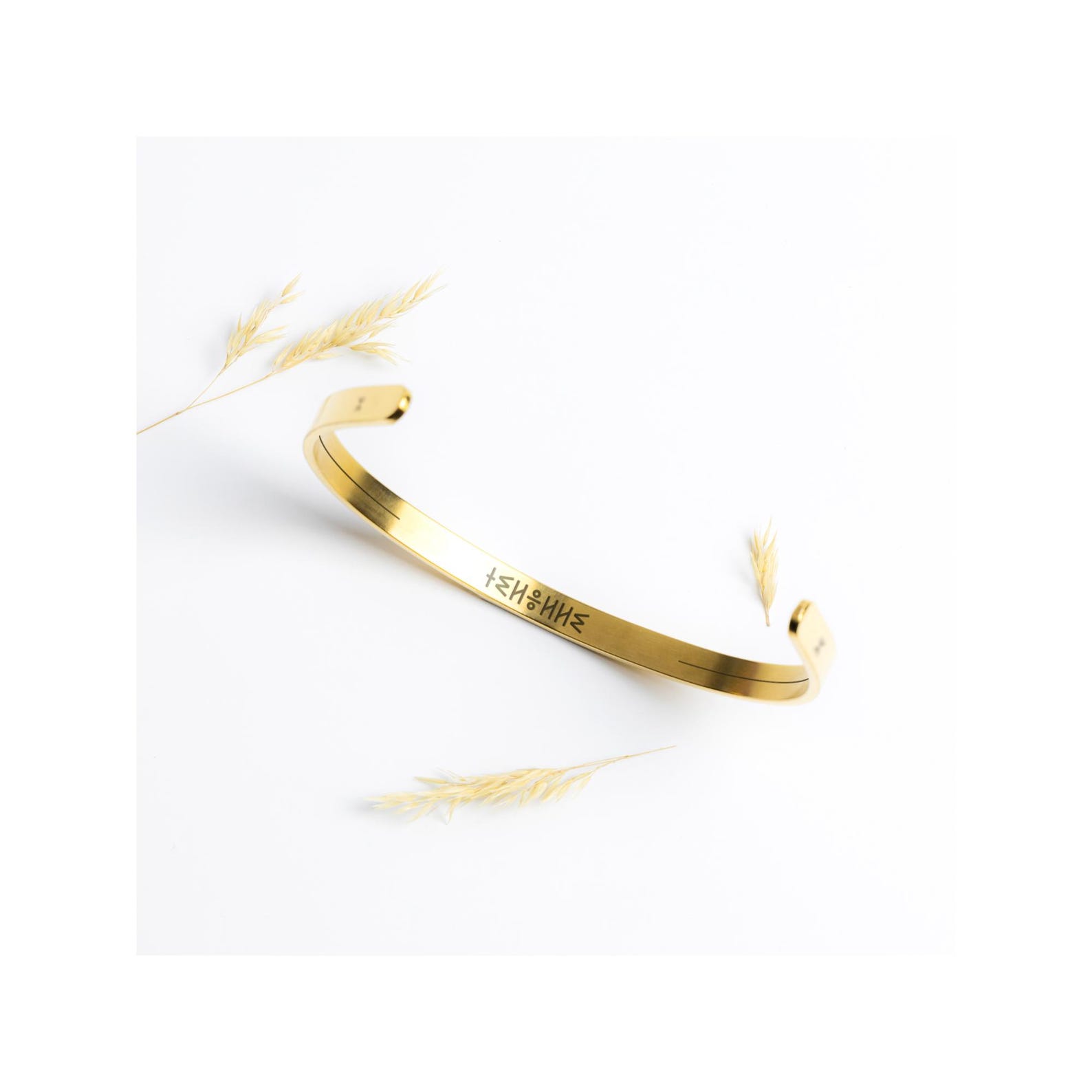 Amazigh Tifinagh Cuff Bracelet Berber Kabyle Adjustable Jewelry