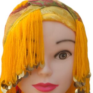 Amazigh Berber Guettib Head Scarf with Khenifra Tassels