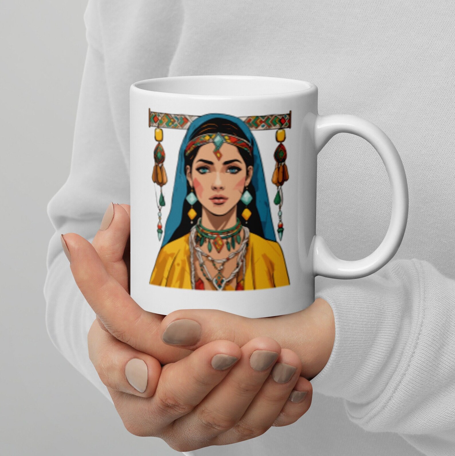 Amazigh Berber Kabyle Tifinagh Culture Your Support Symbol Mug