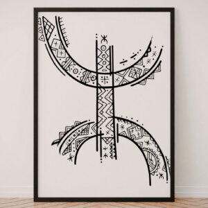 Amazigh Berber Symbol T-Shirt Design for Printing PNG JPG