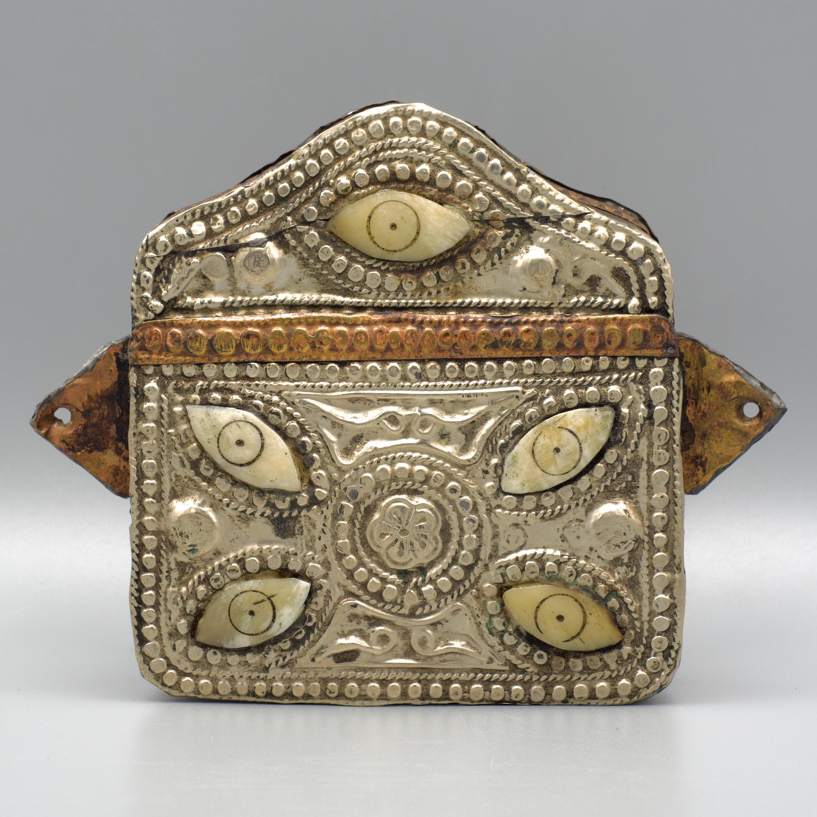 Antique Amazigh Berber Amulet Bag Islamic Magic Metalwork