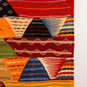 Amazigh Taznakht Colorful Geometric Tribal Berber Area Rug