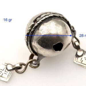 Antique Berber Amazigh Silver Beads Necklace Lot of 7