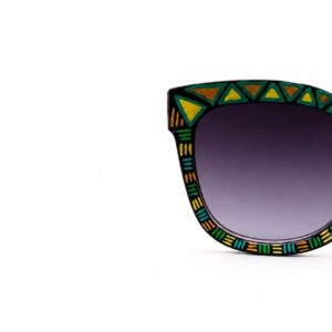 Amazigh Tugz Amlal Crab Hand Painted Recycled Frames Sunglasses