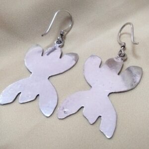 Amazigh Berber Tifinagh Sterling Silver Earrings Ethnic Design