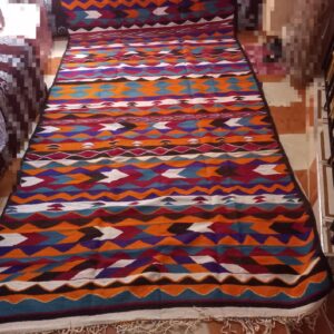 Amazigh Berber Vintage Handmade Wool Rug Traditional Tribal Carpet