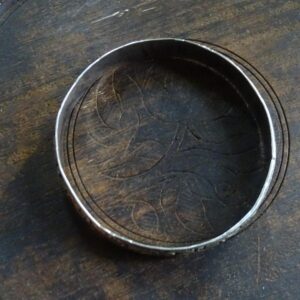 Berber Amazigh High-Grade Fine Silver Hand Etched Filagree Bracelet