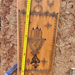 Amazigh Berber Hand of Fatima Wooden Wall Art Decor