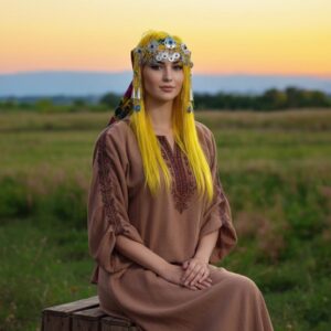 Amazigh Berber Handmade Headdress Inspired Cultural Tribal Headband