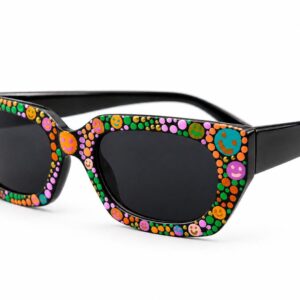 Amazigh TISIT Mirror Hand Painted Sunglasses Festival Wear