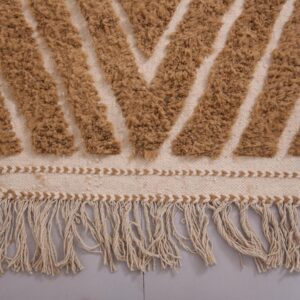 Amazigh Berber Custom Wool Rug for Living Room Designs