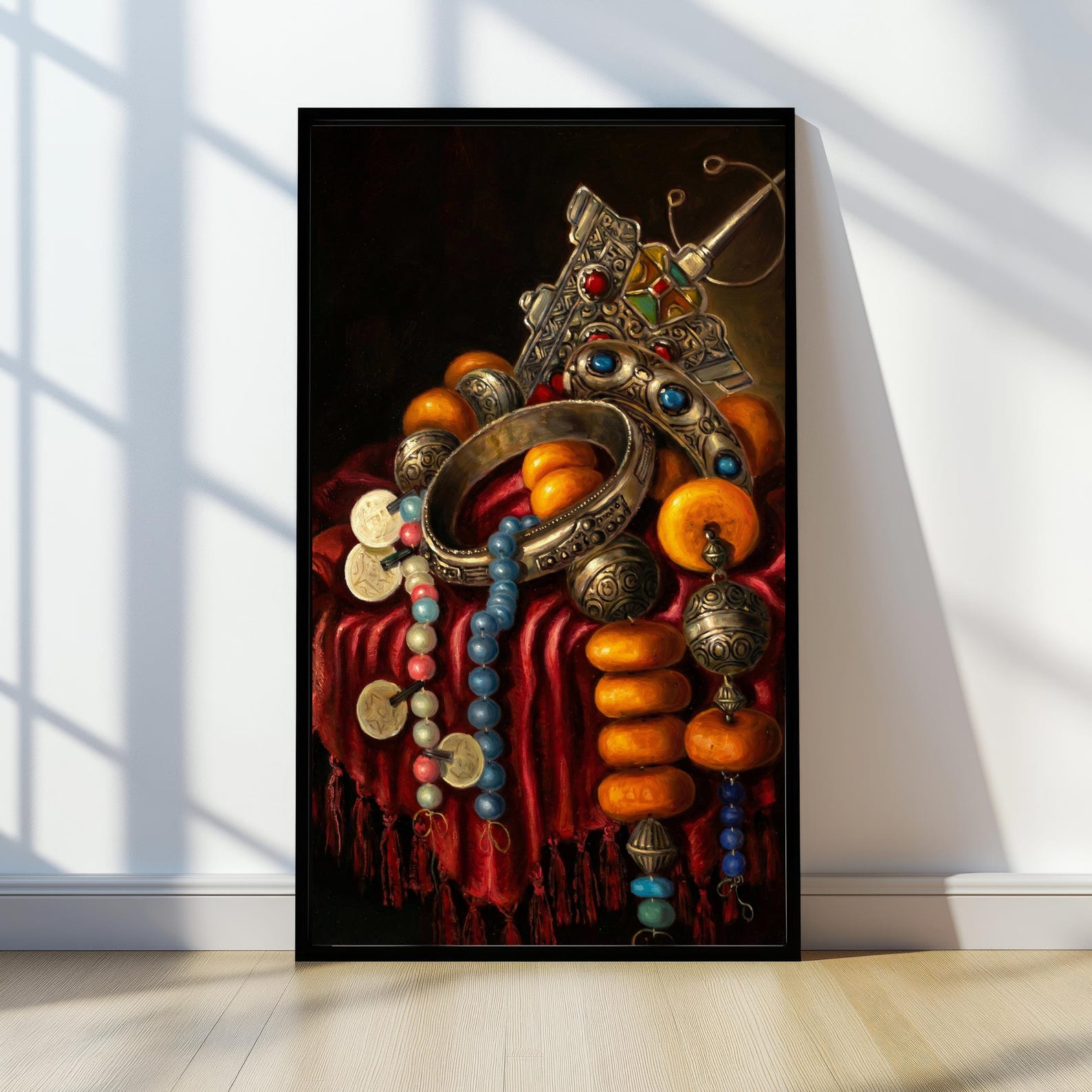 Amazigh Jewelry Printable Download Vintage Still Life Decor