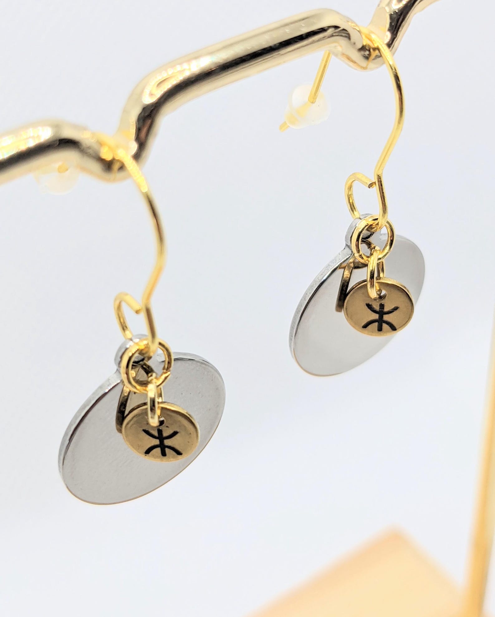Amazigh Berber Modern Earrings with Traditional Inspired Design
