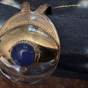 Amazigh Tuareg Stunning Blue Agate Cuff Bracelet One SIZE