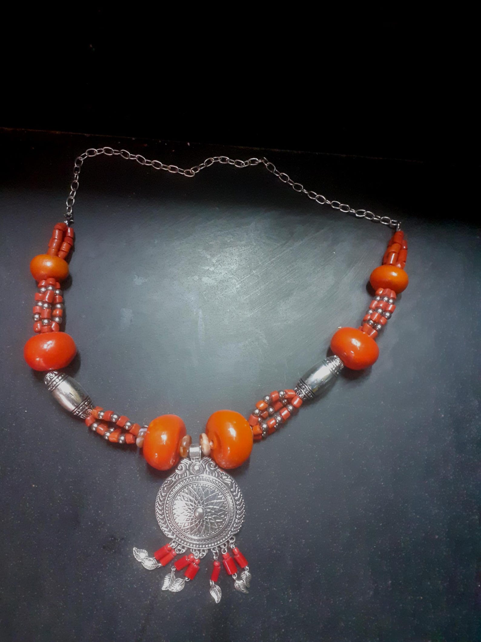 Amazigh Berber Louban Necklace Handmade Traditional Statement Jewelry