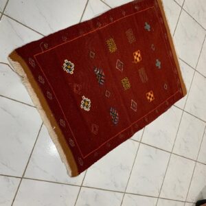 Amazigh Berber Akhnif Wool Accent Rug For Home Decor