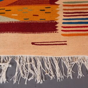 Amazigh Taznakht Abstract Berber Geometric Tribal Boho Rug
