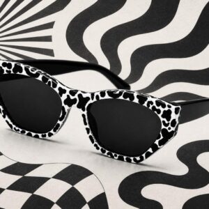 Amazigh TFUNASIN The Cows Hand Painted Sunglasses Festival Wear