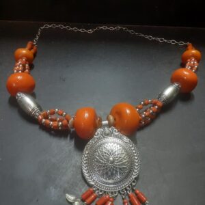 Amazigh Berber Louban Necklace Handmade Traditional Statement Jewelry