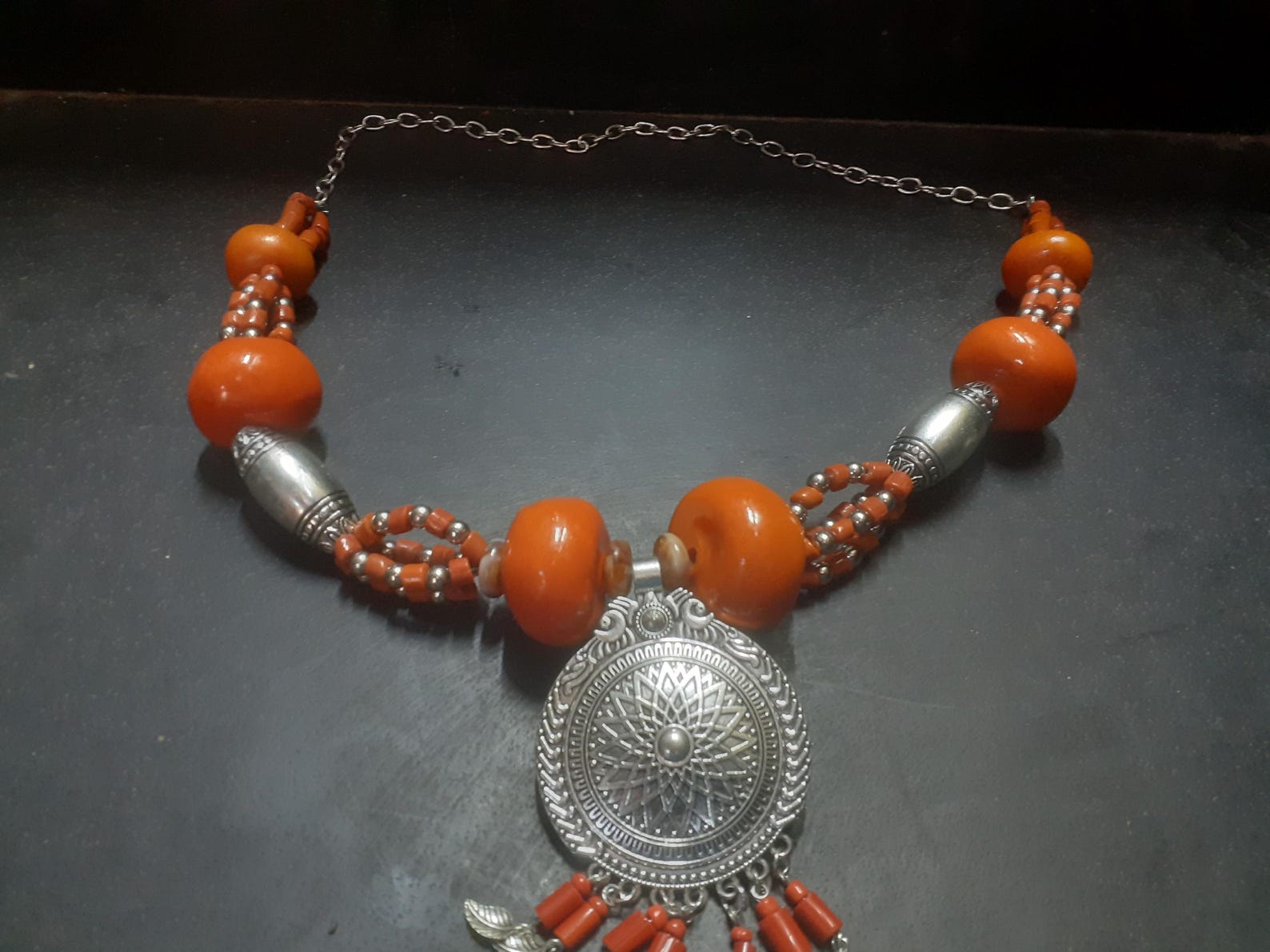 Amazigh Berber Louban Necklace Handmade Traditional Statement Jewelry
