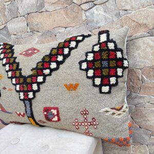 Tazenakht Berber Amazigh Cover One of a Kind Pillow