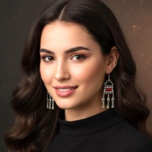 Amazigh Berber Kabyle Handmade Style Earrings Cultural Jewelry