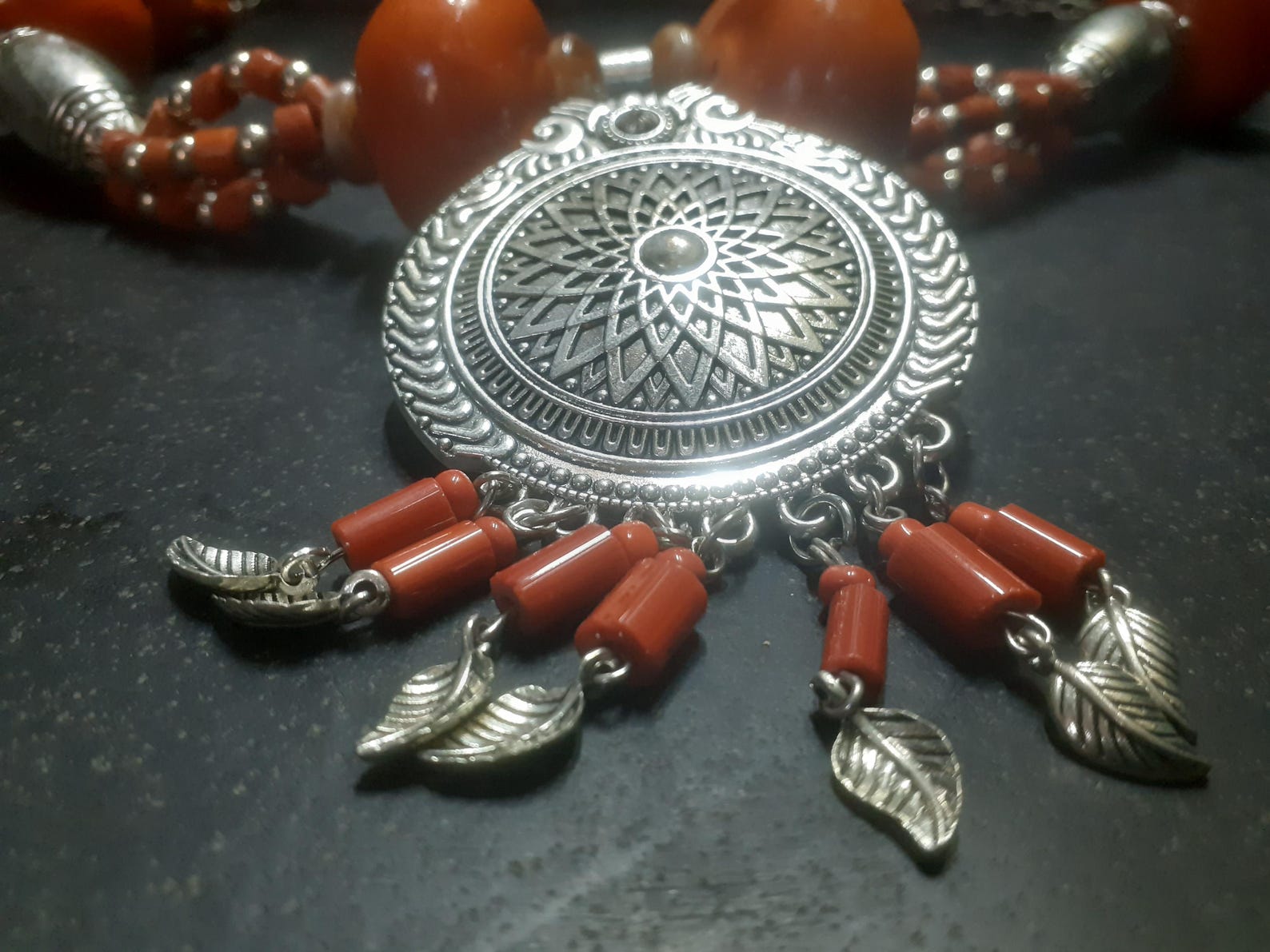 Amazigh Berber Louban Necklace Handmade Traditional Statement Jewelry