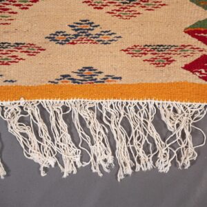 Amazigh Taznakht Handwoven Patchwork Artistic Berber Wool Rug