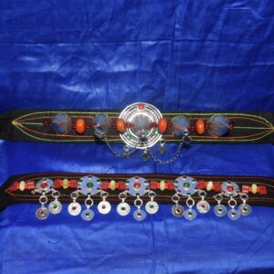 Amazigh Berber Asni Crown Tiara Head Jewelry Set with Earrings