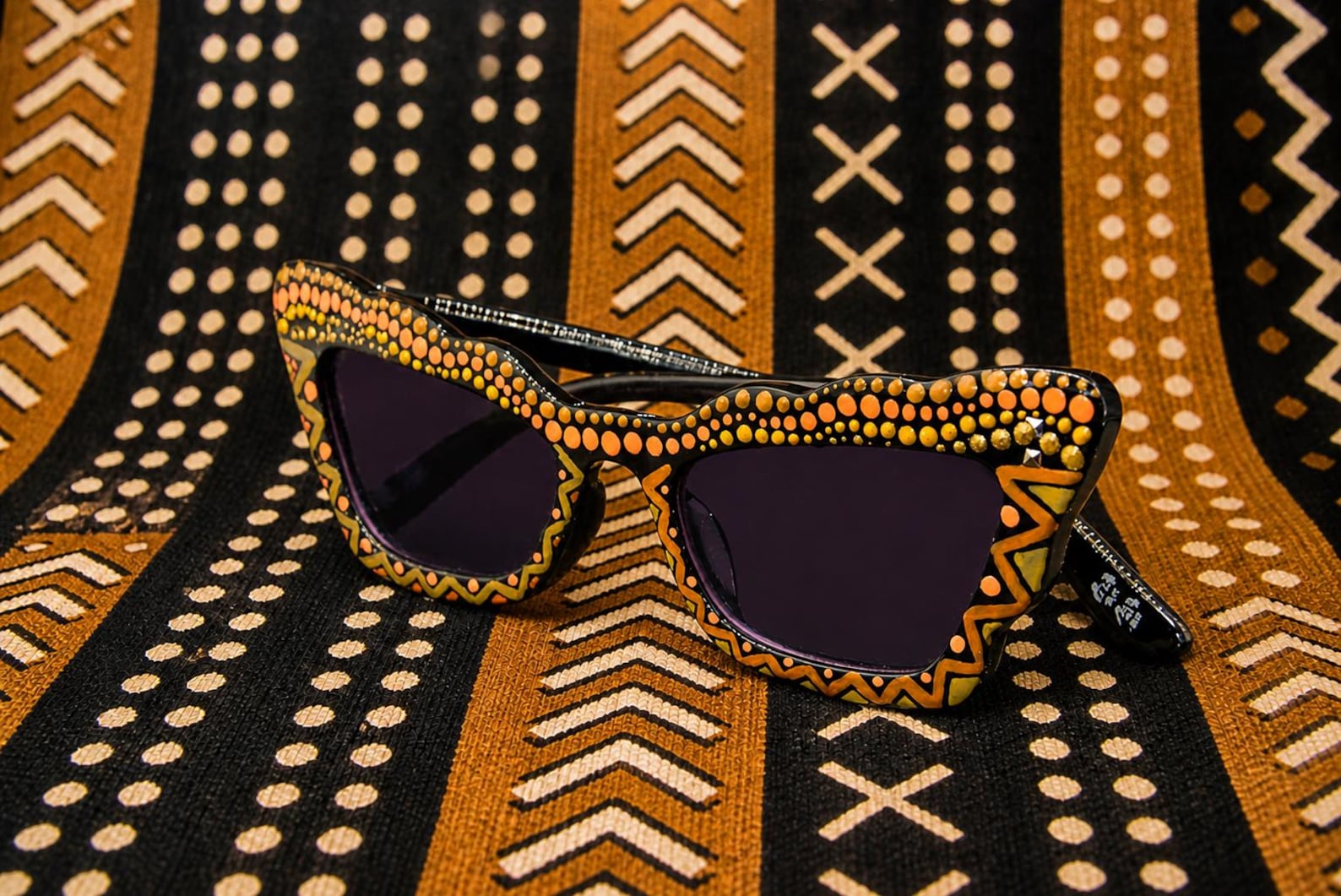 Amazigh Tittawin N Tiniri Hand Painted Desert Sunglasses Frames
