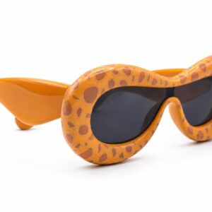 Amazigh AMIS N' SHAPES Camel Hand Painted Sunglasses UV400 Cat 3 Frames