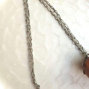 Berber Amazigh Maroc Atlas Fibule Vintage Copal Pendant Necklace