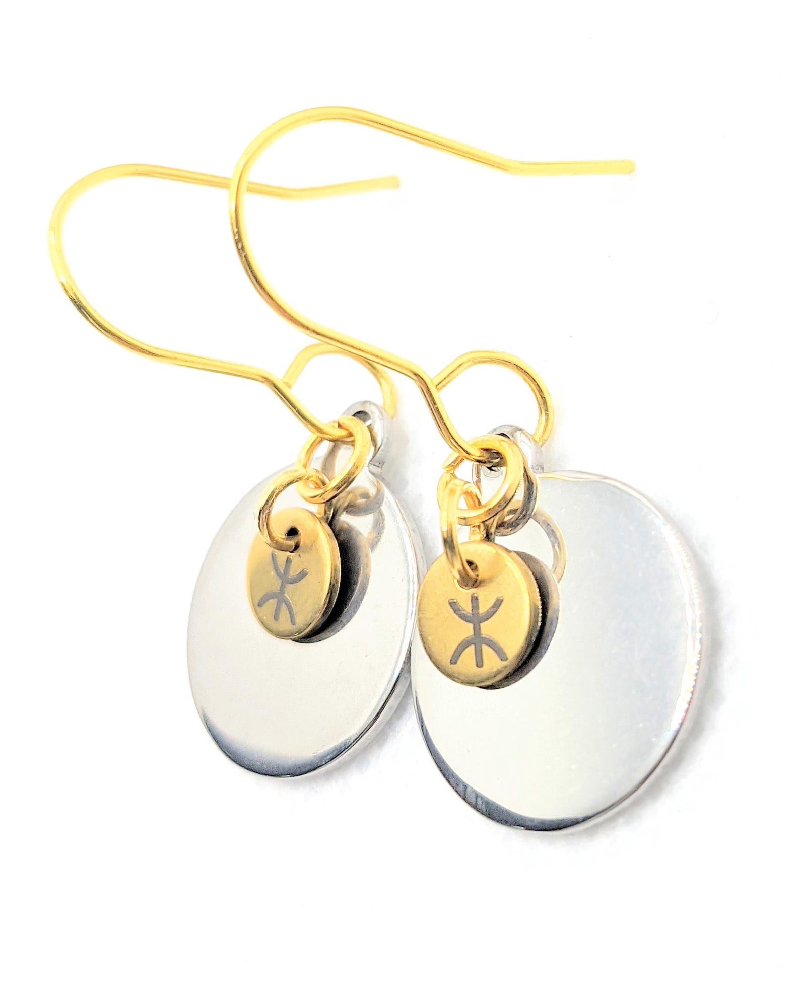 Amazigh Berber Modern Earrings with Traditional Inspired Design