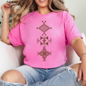 Berber Amazigh Yaz Tifinagh Symbol Heritage T-Shirt Design