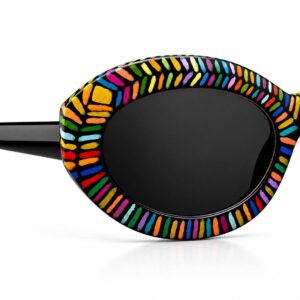 Amazigh Tamazgha Hand Painted Geometric Sunglasses Wall Art