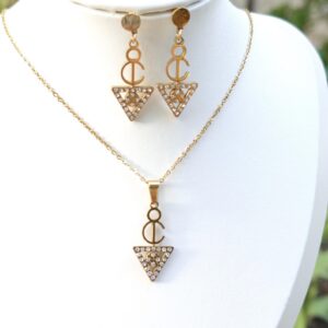Amazigh Berber Tizerzit Fibula Inspired Stainless Steel Necklace