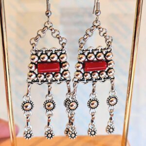 Amazigh Berber Kabyle Handmade Style Earrings Cultural Jewelry