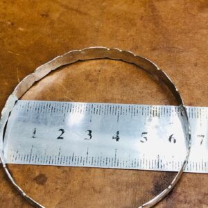 Amazigh Tuareg Sahara Silver Tribal Engraved Heritage Bracelet