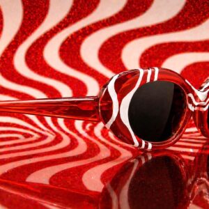 Amazigh ASLEM Fish Hand Painted Sunglasses Recycled Frames Wear