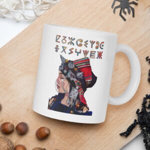 Amazigh Berber Tifinagh Yaz Symbol Woman Design Mug