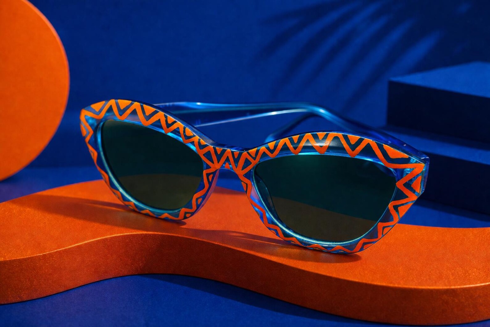 Amazigh Tuareg AMAN N TENERE Hand Painted Sunglasses Wear