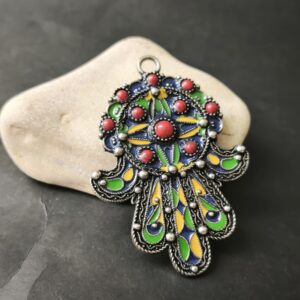 Amazigh Berber Kabyle Fatma Hand Necklace Traditional Jewelry